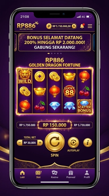 Screenshot fitur keamanan aplikasi di rp886.